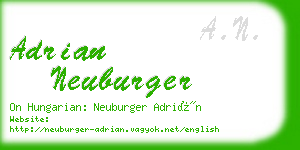 adrian neuburger business card